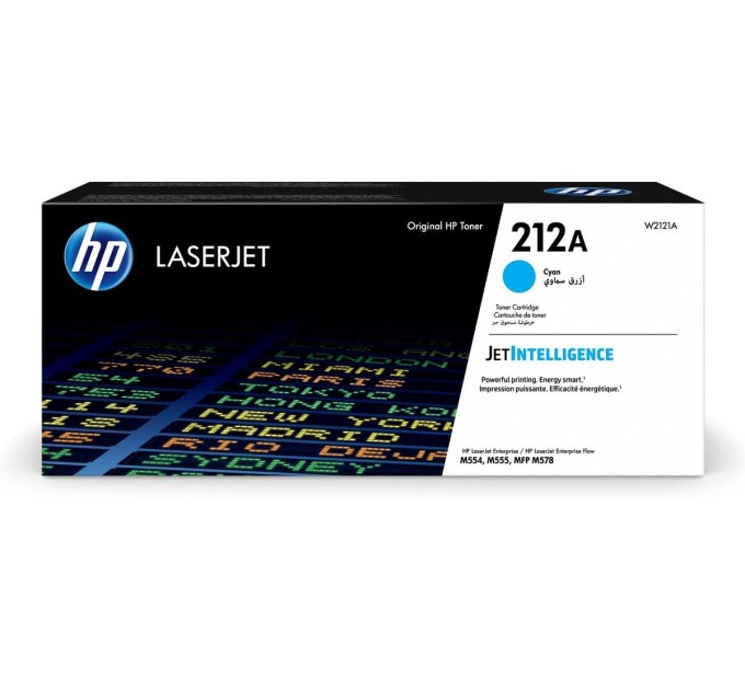 Картридж 212A блакитний HP (W2121A)
