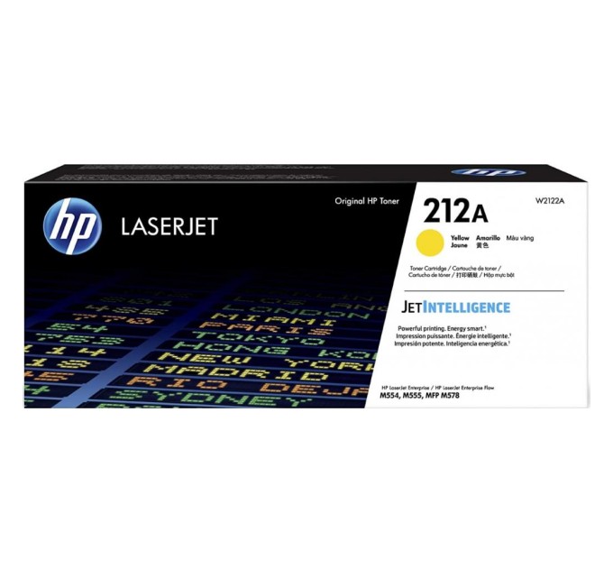 Картридж 212A жовтий HP (W2122A)