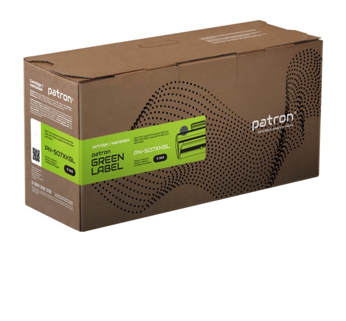 Картридж сумісний HP 507X (CE400X) чорний Green Label Patron (PN-507XKGL)