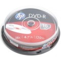 Диск DVD-R, 4.7GB, 16x, 10 шт, Spindle HP (69315 /DME00026-3)