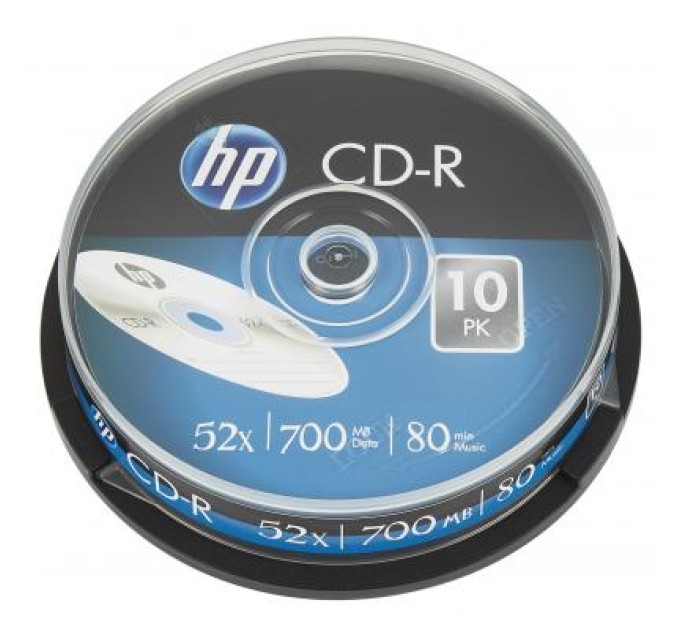 Диск CD-R, 700MB, 52Х, 10 шт, Spindle HP (69308 /CRE00019-3)