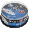 Диск CD-R, 700MB, 52Х, 25 шт, Spindle HP (69311 /CRE00015-3)