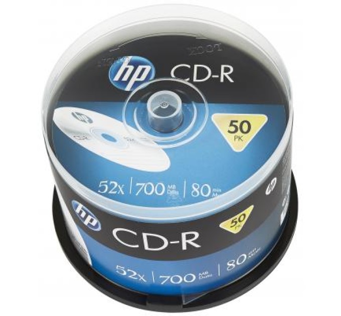 Диск CD-R, 700MB, 52Х, 50 шт, Spindle HP (69307 /CRE00017-3)