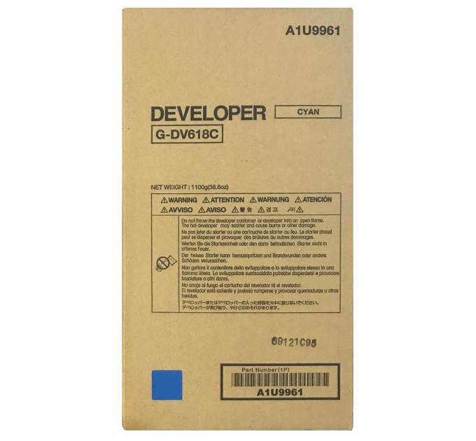 Девелопер DV618C блакитний Konica Minolta (A1U9961)