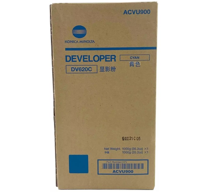 Девелопер DV620C блакитний Konica Minolta (ACVU900)