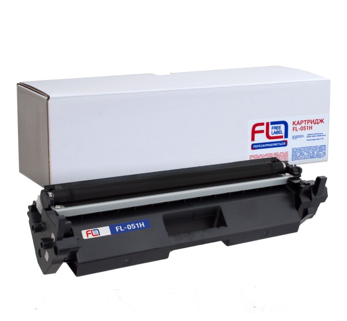 Тонер-картридж сумісний Canon 051 H Free Label (FL-051H)
