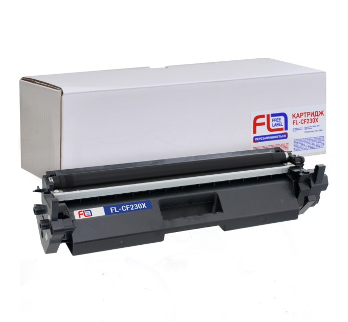 Тонер-картридж сумісний HP 30X (CF230X) Free Label (FL-CF230X)