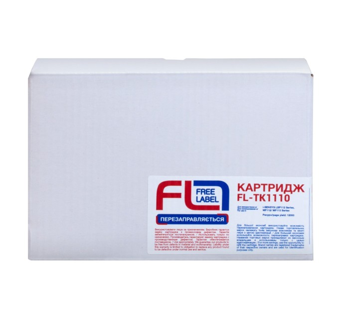 Тонер-картридж сумісний Kyocera Mita TK-1110 Free Label (FL-TK1110)