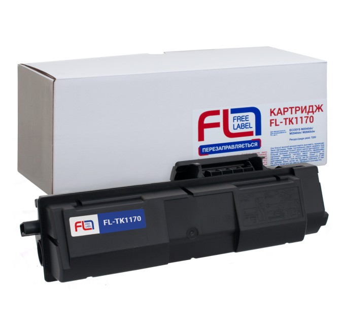 Тонер-картридж сумісний Kyocera Mita TK-1170 Free Label (FL-TK1170)