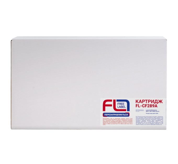 Картридж сумісний HP 89A (CF289A) без чипа Free Label (FL-CF289A)