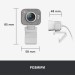 Веб-камера StreamCam, біла Logitech (960-001297)