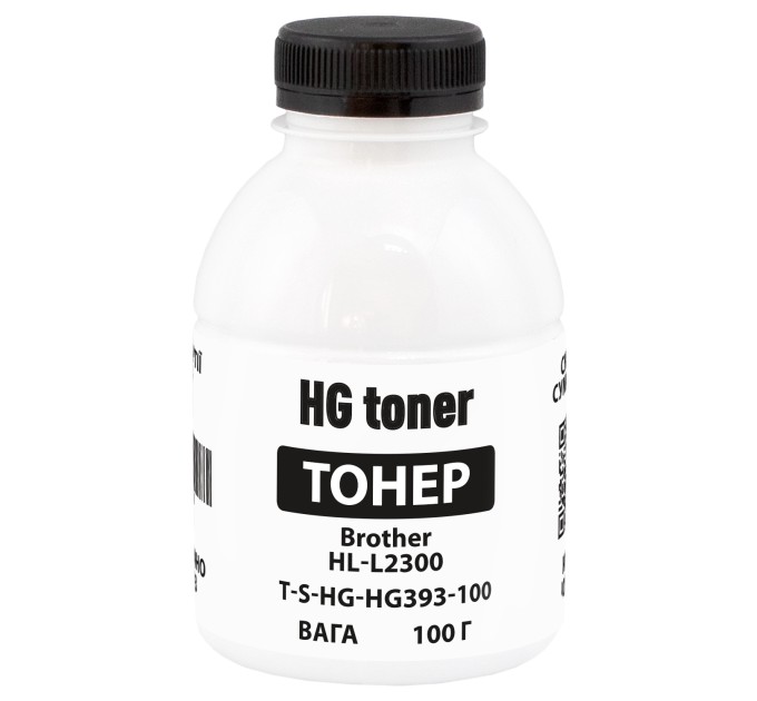 Тонер Brother HL-L2300 флакон, 100 г HG toner (TSM-HG393-100)