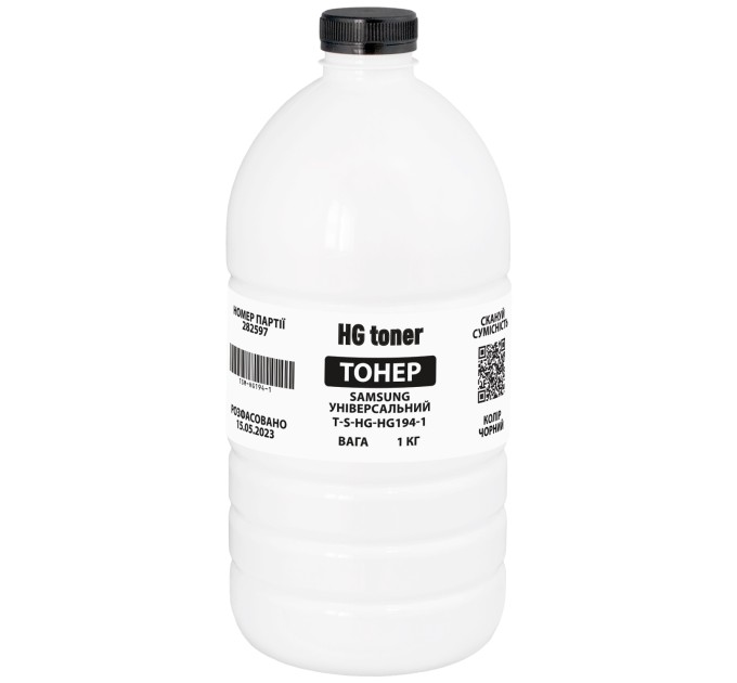 Тонер Samsung універсальний флакон, 1 кг HG toner (TSM-HG194-1)