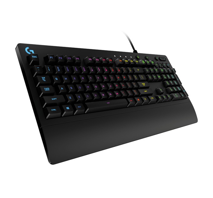 Клавіатура дротова ігрова G213 Prodigy, Ukr, чорна Logitech (920-010740)