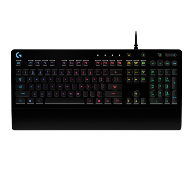Клавіатура дротова ігрова G213 Prodigy, Ukr, чорна Logitech (920-010740)