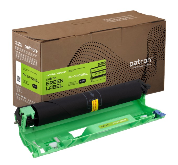 Драм-картридж сумісний Brother DR-1095 Green Label Patron (PN-DR1095GL)