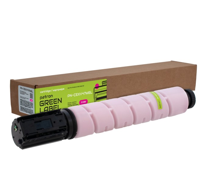 Тонер-картридж сумісний Canon C-EXV47 Green Label, пурпуровий Patron (PN-CEXV47MGL)