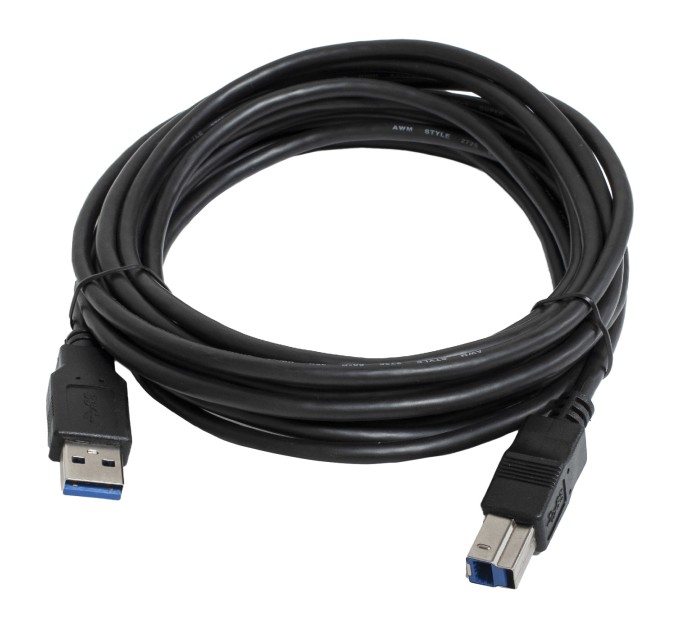 Кабель для принтера USB 3.0 AM/BM 4,5 м, чорний Patron (PN-AMBM-USB3-45)