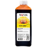 Чорнило для HP 711/712 Y спеціальне 1 л, водорозчинне, жовте Barva (H711-864)