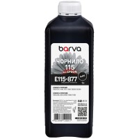 Чорнило для Epson 115 BК спеціальне 1 л, пігментне, чорне Barva (E115-877)