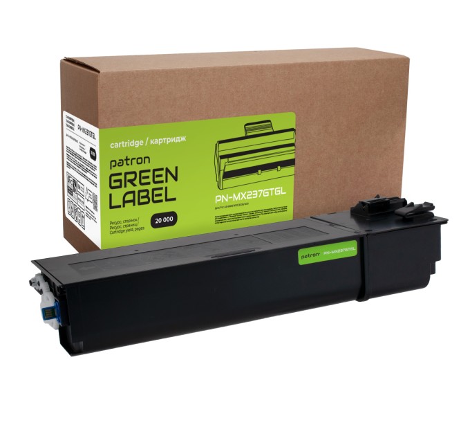 Тонер-картридж сумісний Sharp MX-237GT Green Label Patron (PN-MX237GTGL)