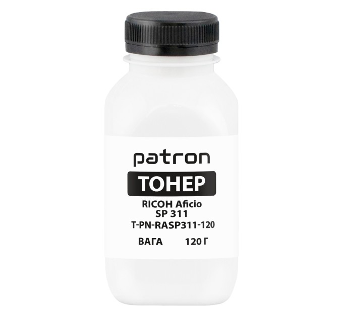 Тонер Ricoh Aficio SP 311 флакон, 120 г Patron (PN-RASP311-120)
