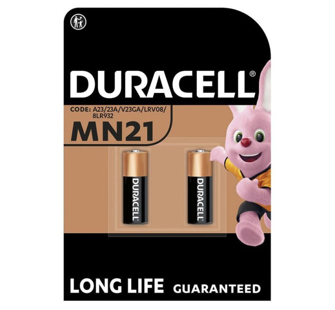 Батарейка MN21-А23 лужна, BLN, блістер, 2 шт. Duracell (5007812)