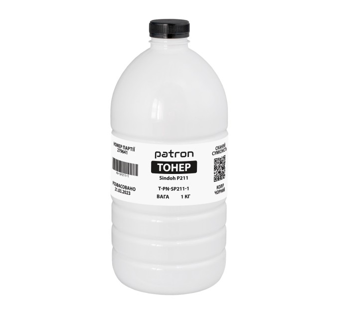 Тонер Sindoh P211 флакон, 1 кг Patron (PN-SP211-1)
