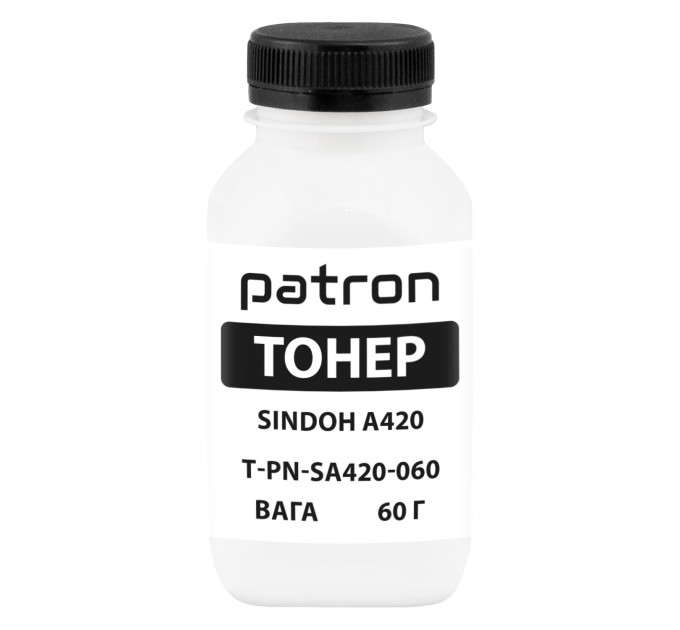 Тонер Sindoh A420 флакон, 60 г Patron (PN-SA420-060)