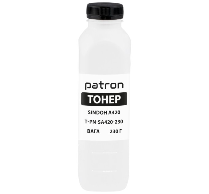 Тонер Sindoh A420 флакон, 230 г Patron (PN-SA420-230)