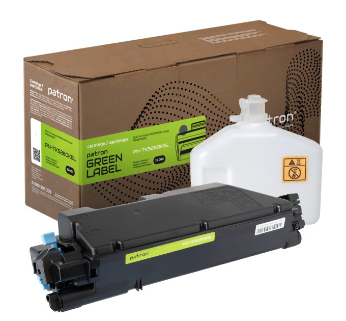 Тонер-картридж сумісний Kyocera Mita TK-5280K чорний Green Label Patron (PN-TK5280KGL)