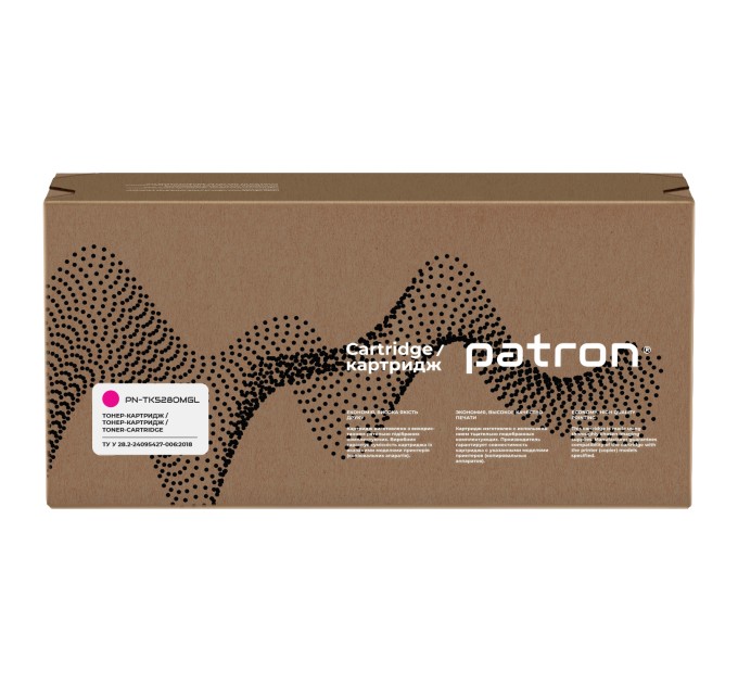 Тонер-картридж сумісний Kyocera Mita TK-5280M пурпуровий Green Label Patron (PN-TK5280MGL)