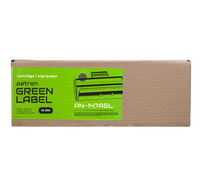 Тонер-картридж сумісний HP 147A (W1470A) Green Label Patron (PN-147AGL)