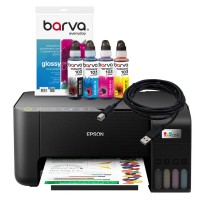 Комплект для друку Printer kit 4в1 БФП EcoTank L3200 (C11CJ69401) + чорнило Barva + папір Barva + кабель A4 Epson