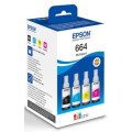 Комплект чорнил L100/L200 чорний, блакитний, пурпурний, жовтий Epson (C13T66464A)