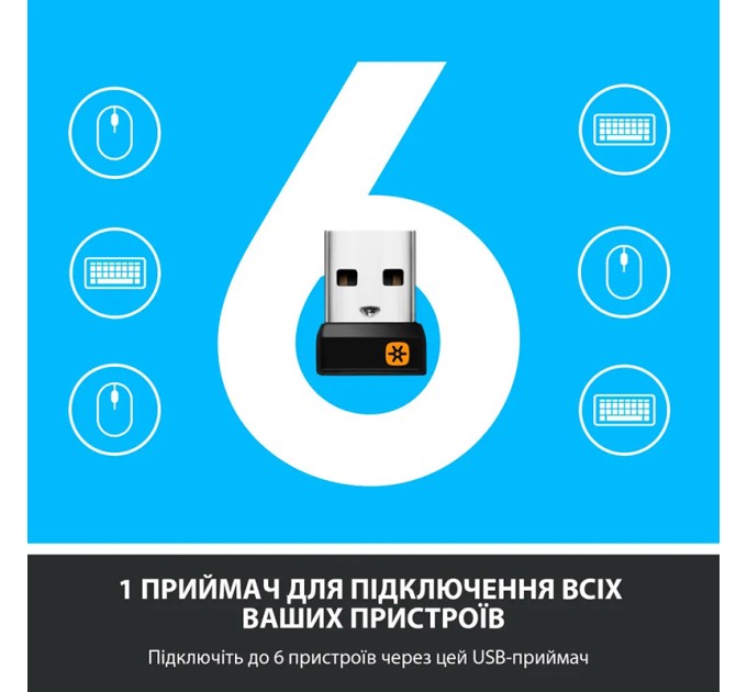 Миша бездротова M325s, темно-срібляста Logitech (910-006812)