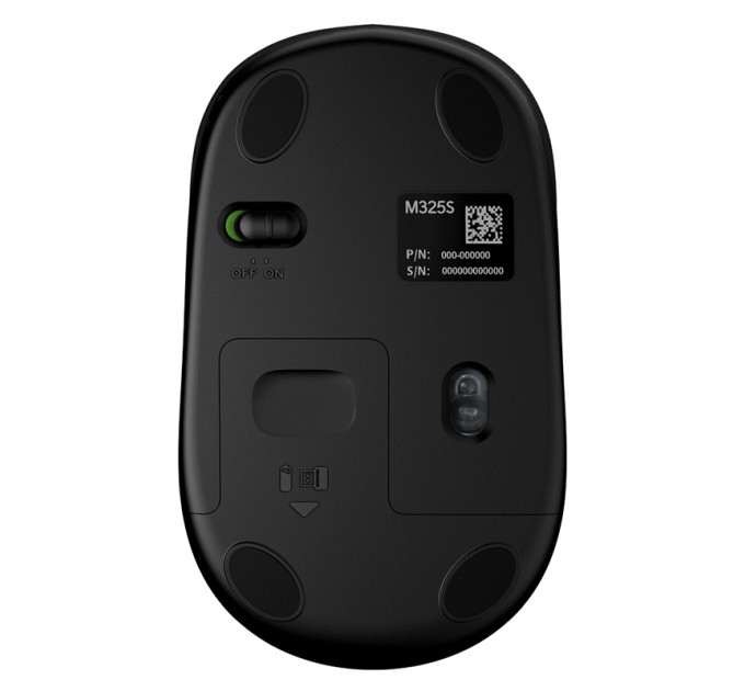 Миша бездротова M325s, темно-срібляста Logitech (910-006812)
