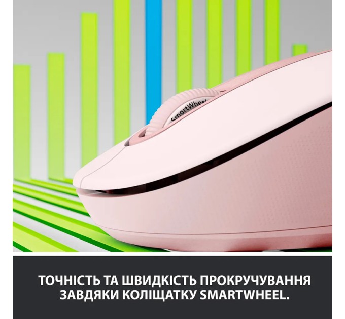 Миша бездротова M650 Signature, рожева Logitech (910-006254)