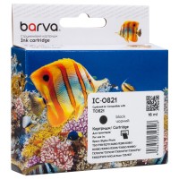 Картридж сумісний Epson T0811/T0821 XL (C13T11114A10/C13T11214A10) 340 арк, чорний Barva (IC-0821)