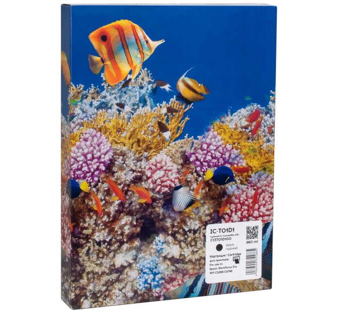 Картридж сумісний Epson T01D1 XXL (C13T01D100) 50K арк, чорний Barva (IC-T01D1)