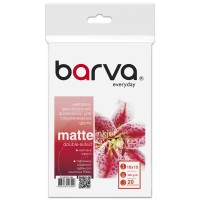 Фотопапір матовий двосторонній 220 г/м2, 10x15 см, 20 арк Everyday Barva (IP-BE220-384)