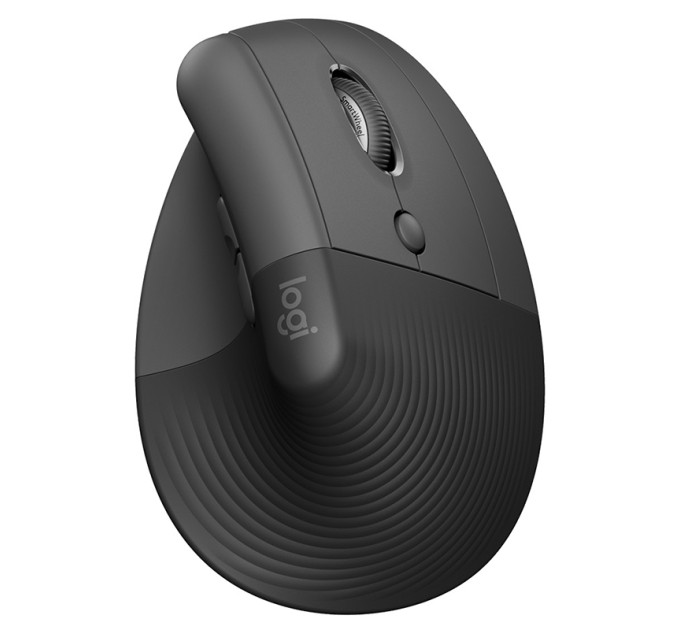 Миша бездротова WL/BT Lift Vertical Ergonomic for Business, графітова Logitech (910-006494)