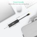 Адаптер 4-в-1 USB-C к RJ45 чорний Choetech (HUB-U02-BK)