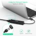 Адаптер 4-в-1 USB-C к RJ45 чорний Choetech (HUB-U02-BK)