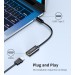 Адаптер Type-C до HDMI чорний Choetech (HUB-H04)