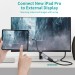 Адаптер Type-C до Display Port коаксіальний кабель, сірий Choetech (HUB-H11-GY-V2)