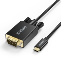 Кабель Type-C - VGA, 1,8 м чорний Choetech (XCV-1801)