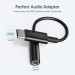 Адаптер Type-C - Jack 3,5 мм чорний Choetech (AUX003-BK)