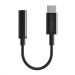 Адаптер Type-C - Jack 3,5 мм чорний Choetech (AUX003-BK)