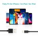 Кабель USB - Lightning 1,8 м чорний Choetech (IP0027-BK)
